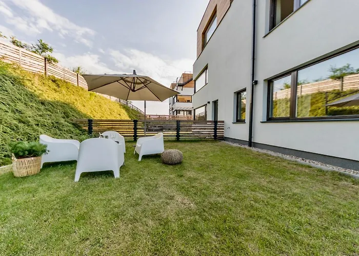 Lägenhet Nadmorski Z Ogrodkiem Mechelinki